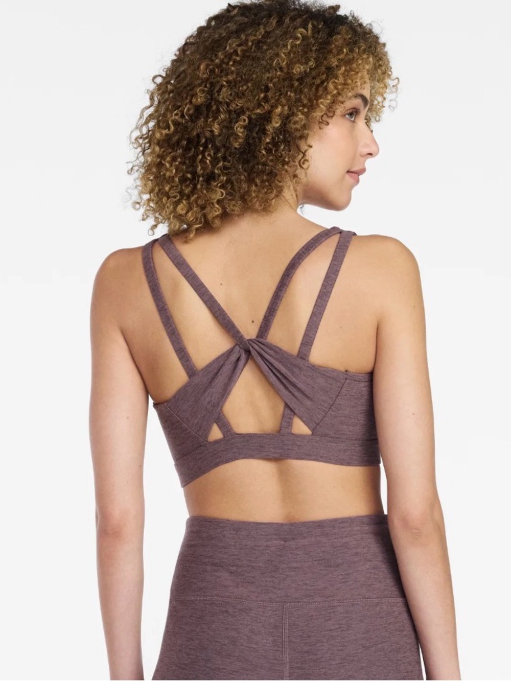 Butter core twist sports bra